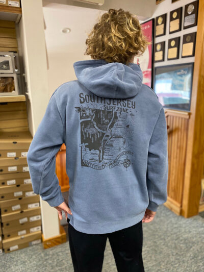 Youth SJ Map Circle Hoodie Heritage Surf and Sport